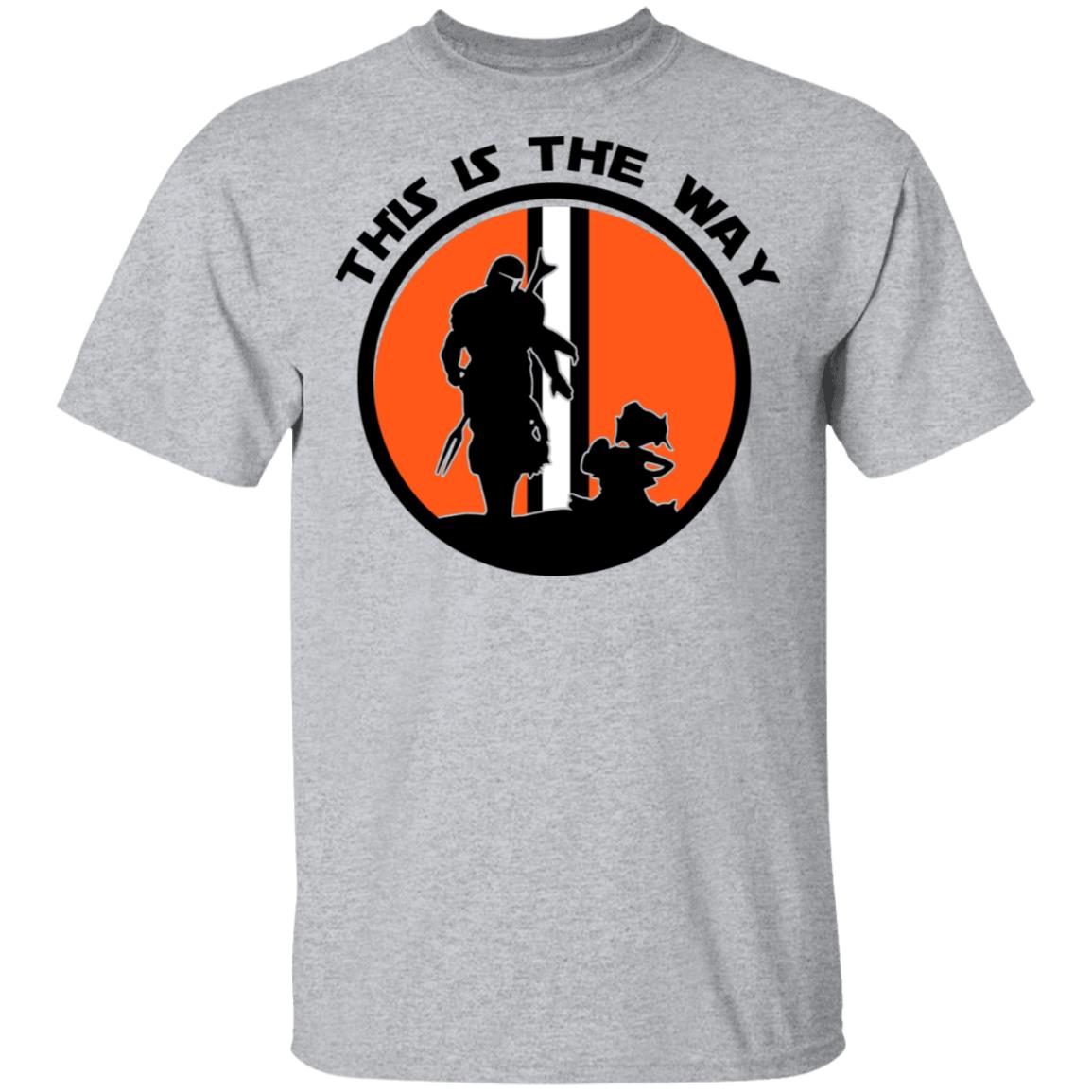 This Is The Way The Mandalorian Silhouette Star Wars Shirt, Hoodie, Tank