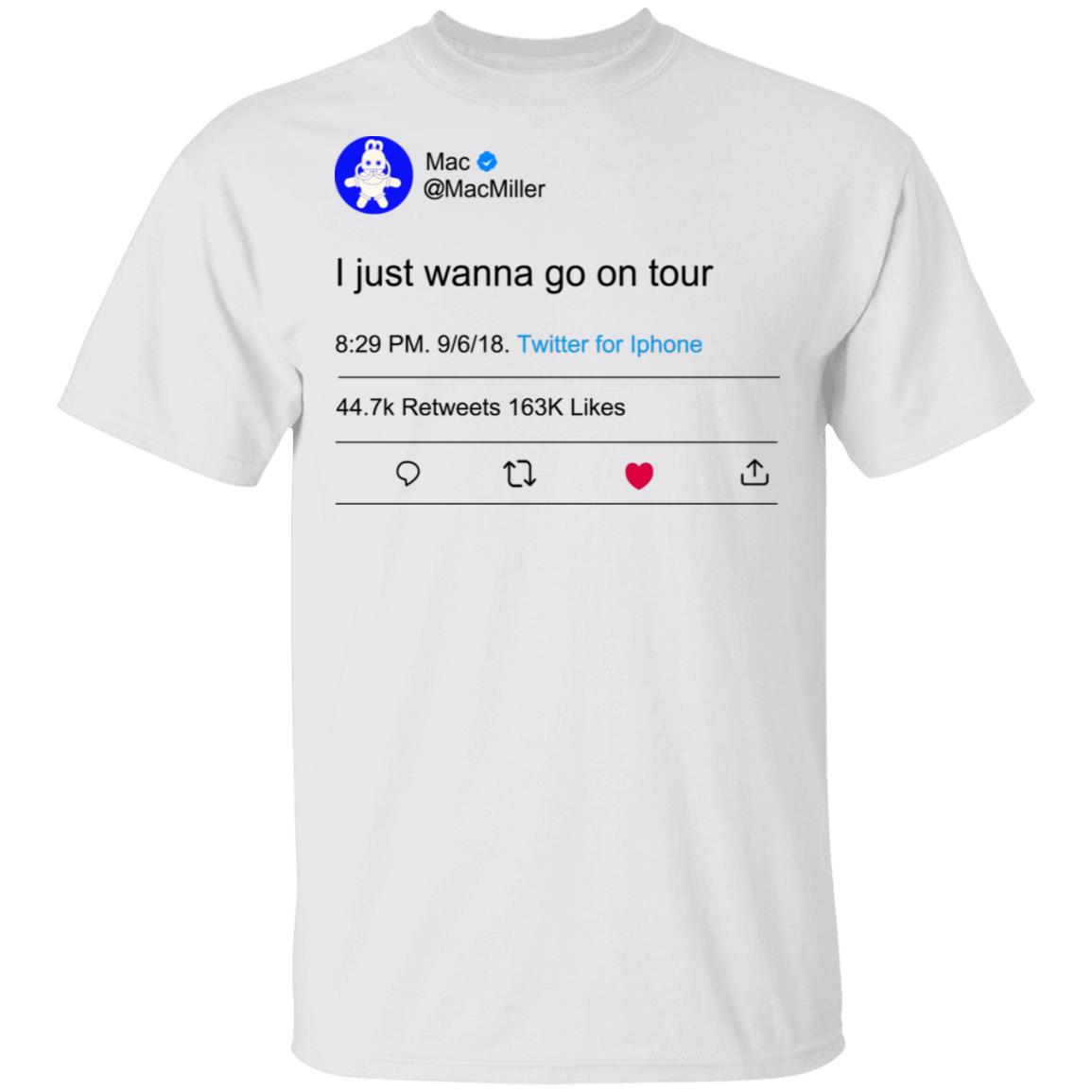 I Just Wanna Go On Tour Mac Miller Shirt, Hoodie, Tank