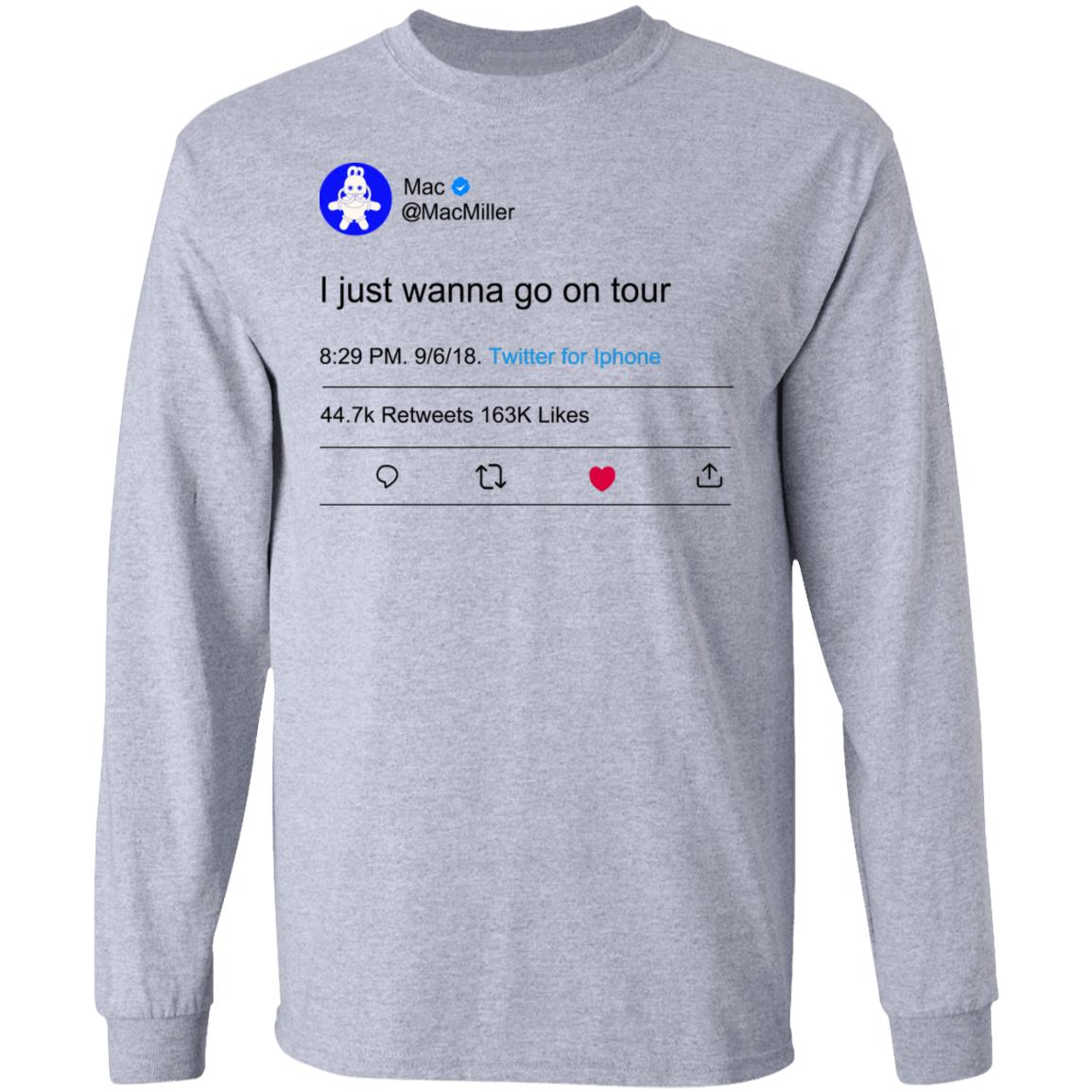 I Just Wanna Go On Tour Mac Miller Shirt, Hoodie, Tank
