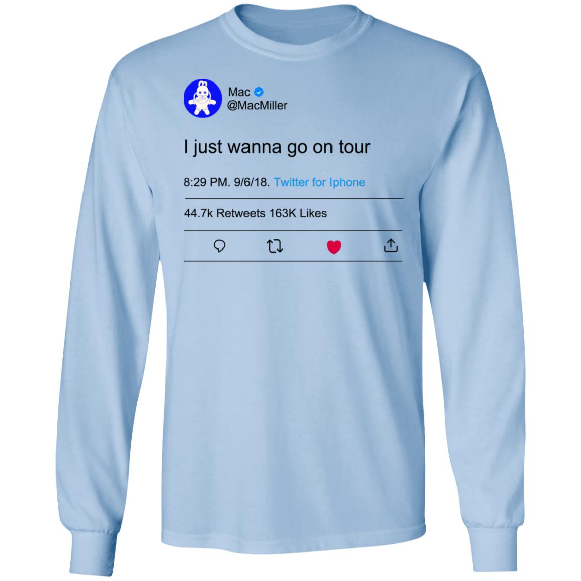 I Just Wanna Go On Tour Mac Miller Shirt, Hoodie, Tank