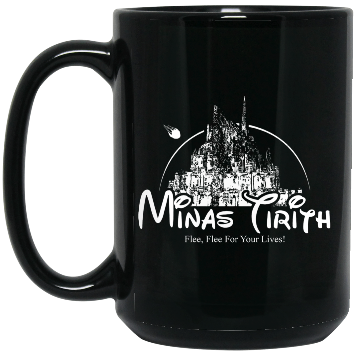 
	Minas Tirith Flee Flee For Your Lives Mug
