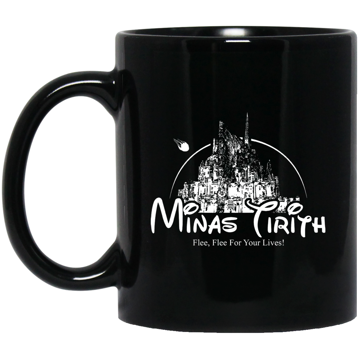 Minas Tirith Flee Flee For Your Lives Mug