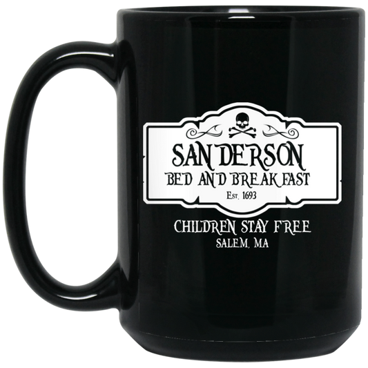 
	Sanderson Bed And Breakfast Est 1963 Children Stay Free Mug