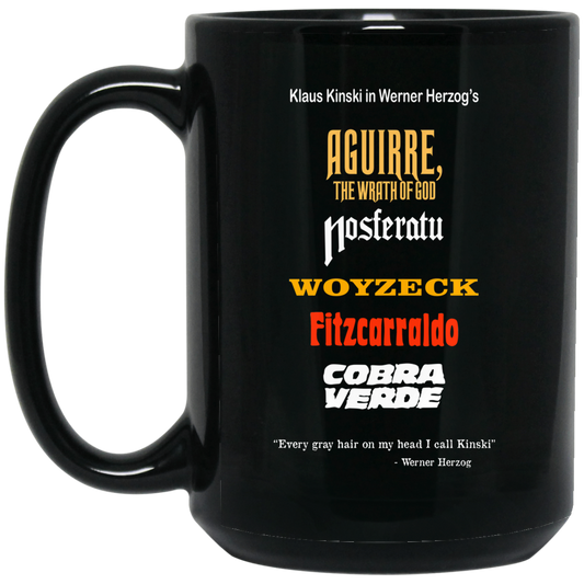 Aguirre The Wrath Of God Nosferatu Woyzeck Fitzcarraldo Cobra Verde Mug