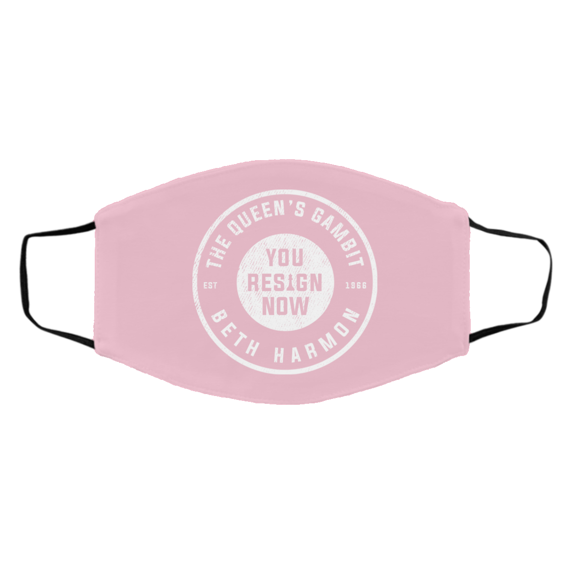 The Queen’s Gambit You Resign Now Beth Harmon Face Mask