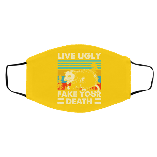 
	Opossum Live Ugly Fake Your Death Face Mask