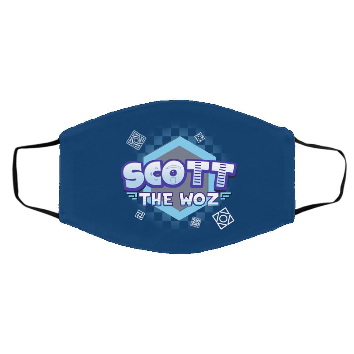 Scott The Woz Logo Face Mask