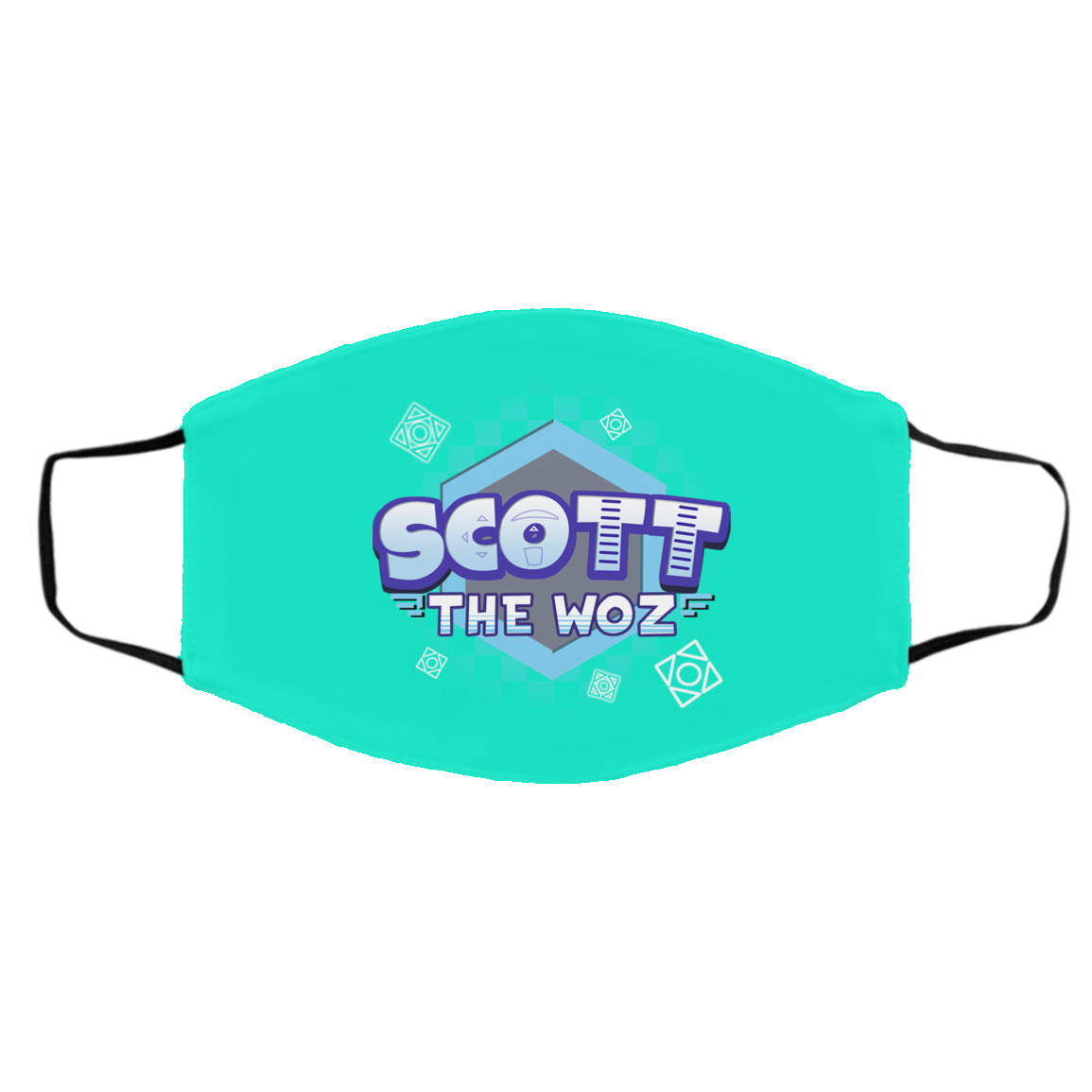 Scott The Woz Logo Face Mask