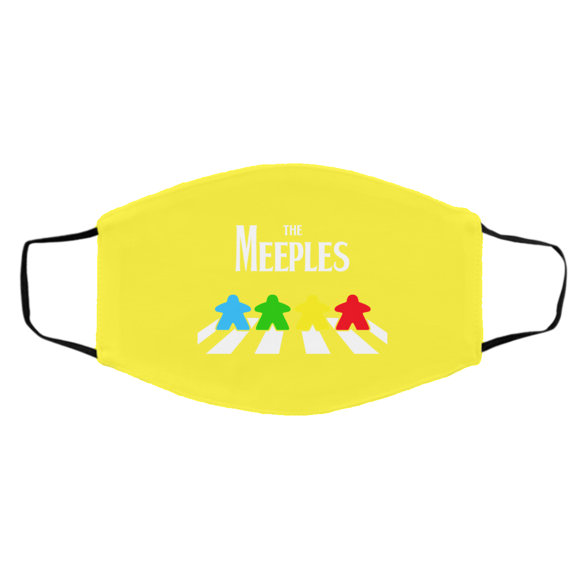 The Meeples On Abbey Road Face Mask