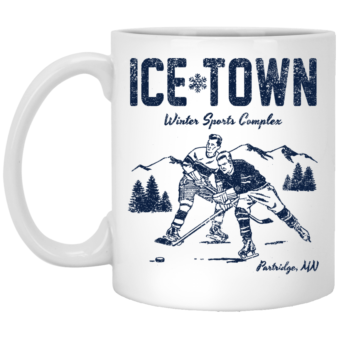 Ice Town Winter Sport Complex Mug