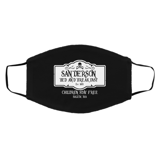 Sanderson Bed And Breakfast Est 1963 Children Stay Free Face Mask