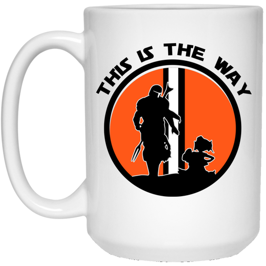
	This Is The Way The Mandalorian Silhouette Star Wars Mug